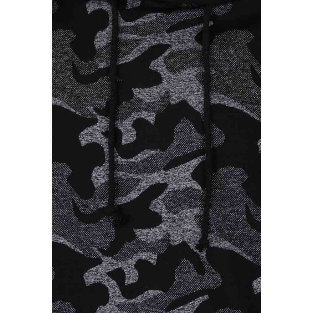 Banned - Camo Sweat à capuche - Noir/Gris